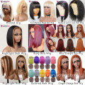 Cheap Price Short Bob Human Hair Wig,8inch-14inch Wholesale Mink Brazilian Hair Wig,4x4 Closure Short Bob Wigs For Black Women